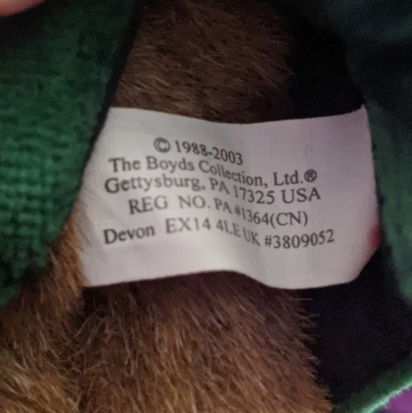 Boyds Bears Green Christmas Tree Ornament - Picture 7 of 12